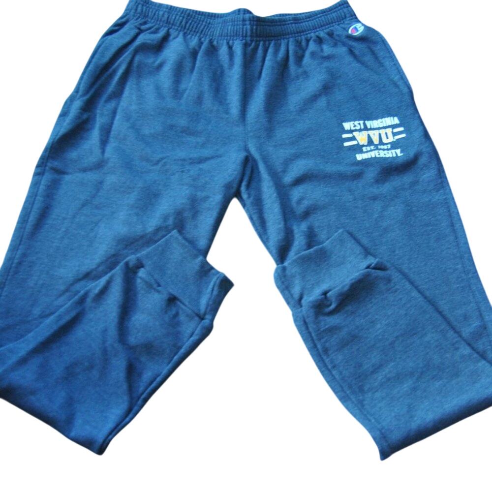West Virginia University (WVU) Navy Blue Champion Sweatpants X-Large